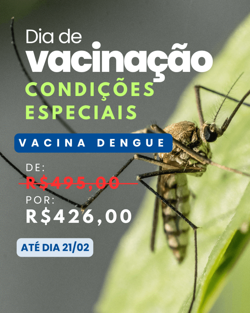 Campanha de verão contra dengue: Preço especial em fevereiro na vacina QDenga