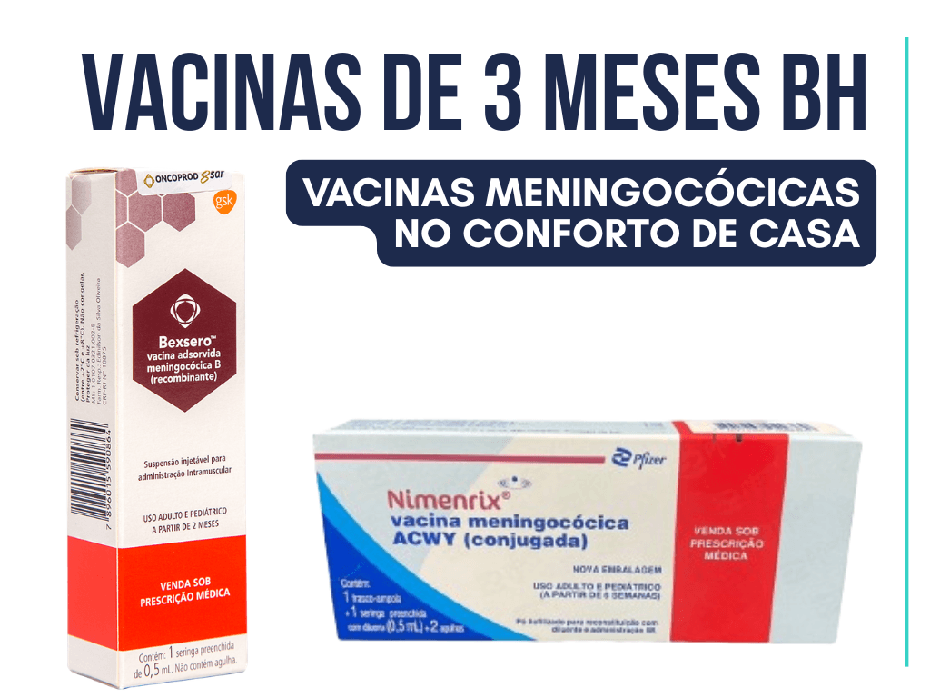 Vacinas meningocócicas em BH: proteção para bebês de 3 meses segundo calendário oficial do Sociedade Brasileira de Imunizações