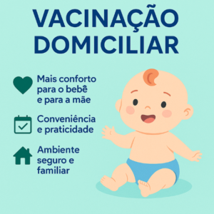 Vacinação infantil em casa: atendimento domiciliar rápido e seguro